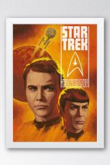 Star Trek Çerçeveli Tablo - Uzay Yolu Fim Posteri Tablo