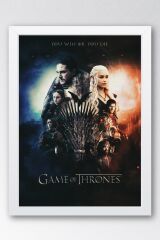 Game of Thrones Çerçeveli Tablo - Taht Oyunları Dizi Posteri Tablo