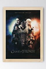 Game of Thrones Çerçeveli Tablo - Taht Oyunları Dizi Posteri Tablo