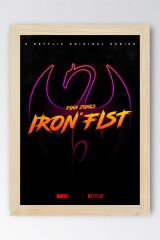 Iron Fist Çerçeveli Tablo - Marvel Dizi Posteri Tablo