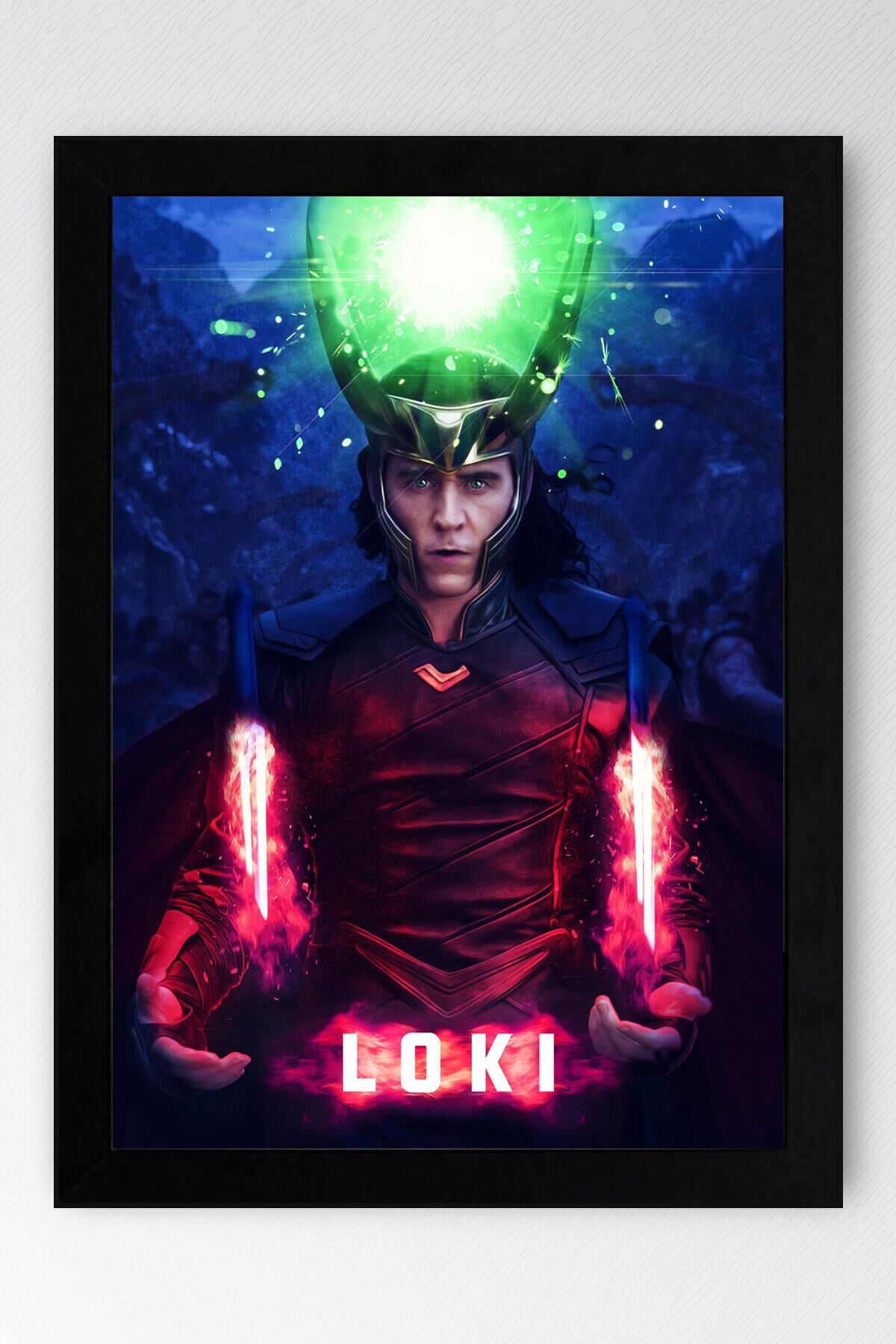 Loki Çerçeveli Tablo - Marvel Dizi Posteri Tablo