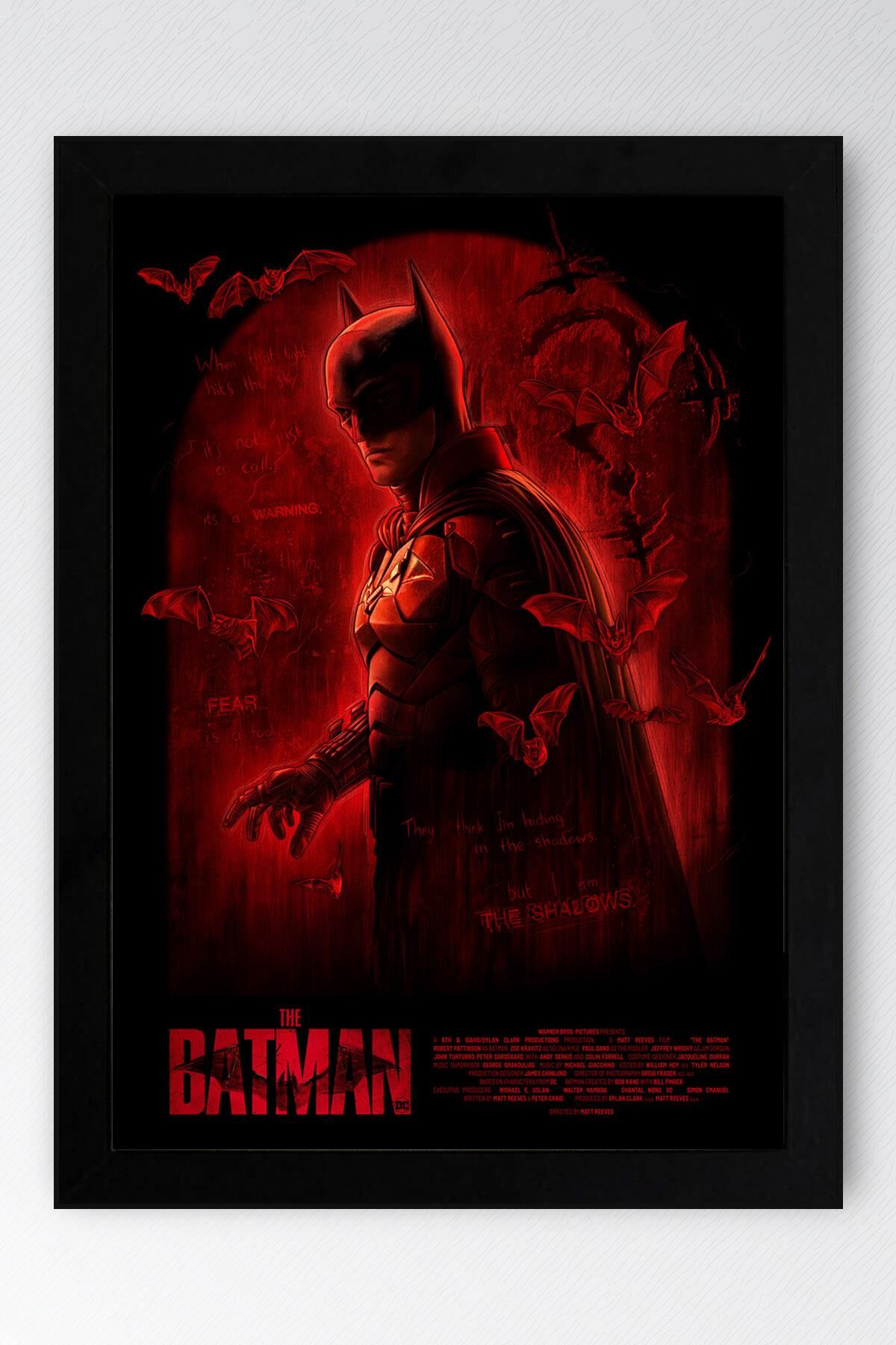 The Batman Çerçeveli Tablo - Film Afişi Poster Tablo