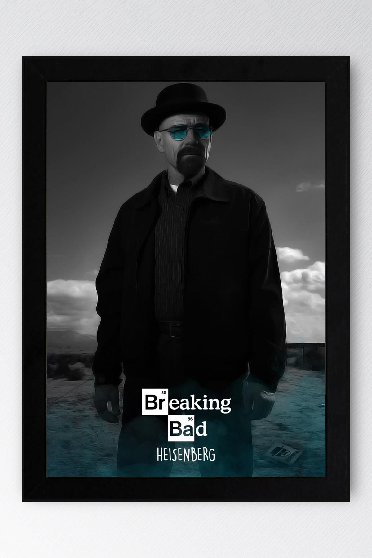 Breaking Bad Çerçeveli Tablo - Dizi Afişi Heisenberg Poster Tablo