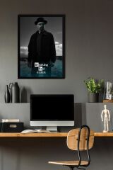 Breaking Bad Çerçeveli Tablo - Dizi Afişi Heisenberg Poster Tablo