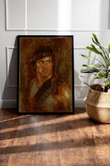 Rambo Çerçeveli Tablo - Rambo Fim Posteri Tablo
