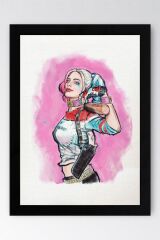 Harley Quinn Çerçeveli Tablo - Film Posteri Tablo
