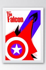 The Falcon Çerçeveli Tablo - Marvel Poster Tablo