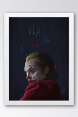 Joker Ha Ha Ha Çerçeveli Tablo - Film Posteri Tablo