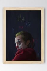 Joker Ha Ha Ha Çerçeveli Tablo - Film Posteri Tablo