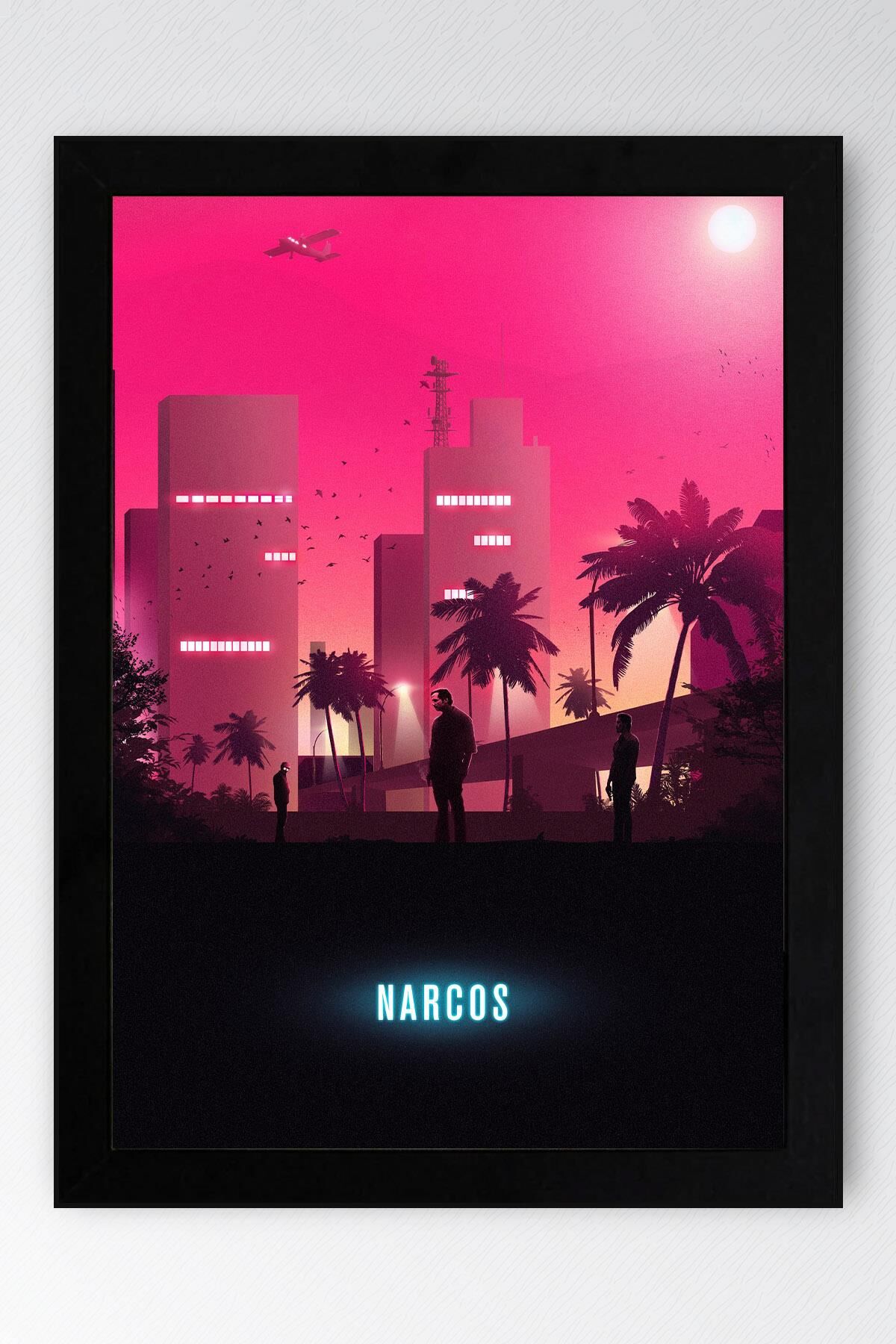 Narcos Çerçeveli Tablo - Narcos Dizi Posteri Tablo