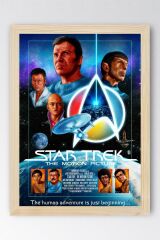 Star Trek Çerçeveli Tablo - Uzay Yolu Fim Posteri Tablo