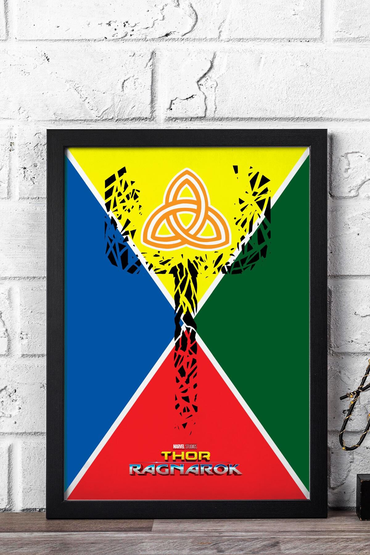 Thor Ragnarok Çerçeveli Tablo - Marvel Film Posteri Tablo