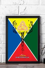 Thor Ragnarok Çerçeveli Tablo - Marvel Film Posteri Tablo