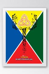 Thor Ragnarok Çerçeveli Tablo - Marvel Film Posteri Tablo