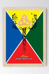 Thor Ragnarok Çerçeveli Tablo - Marvel Film Posteri Tablo