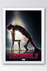 Deadpool Çerçeveli Tablo - Marvel Film Poster Tablo