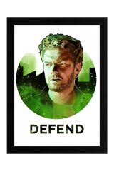 Iron Fist Çerçeveli Tablo - Marvel Defenders Dizi Posteri Tablo