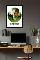 Iron Fist Çerçeveli Tablo - Marvel Defenders Dizi Posteri Tablo