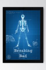 Breaking Bad Çerçeveli Tablo - Dizi Afişi Poster Tablo