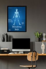 Breaking Bad Çerçeveli Tablo - Dizi Afişi Poster Tablo