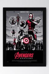 Avengers Endgame Çerçeveli Tablo - Yenilmezler Marvel Poster Tablo