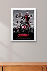 Avengers Endgame Çerçeveli Tablo - Yenilmezler Marvel Poster Tablo