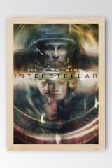 Interstellar Çerçeveli Tablo - Yıldızlararası Film Posteri Tablo