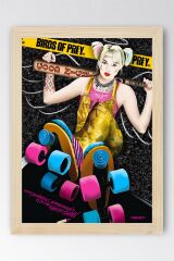 Harley Quinn Çerçeveli Tablo - Birds Of Prey Film Posteri Tablo
