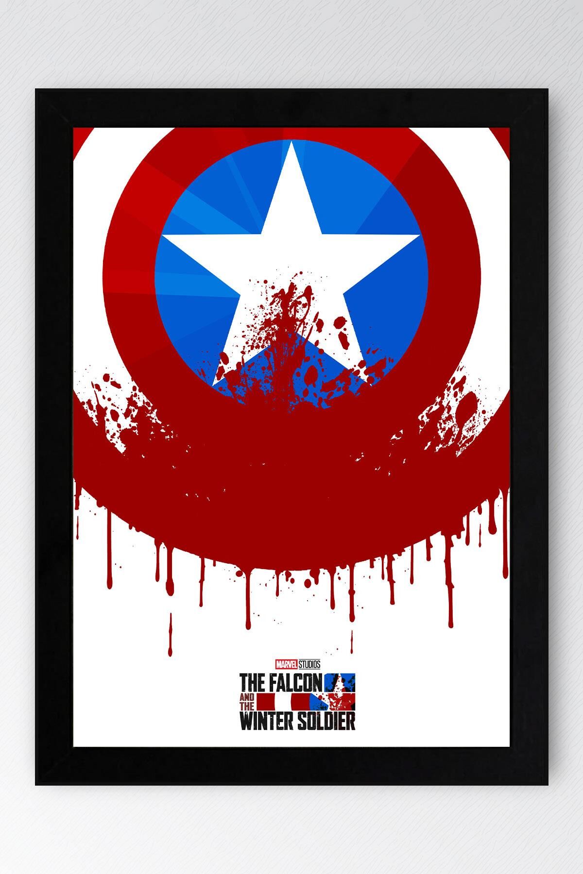 The Falcon and the Winter Soldier Çerçeveli Tablo - Marvel Poster Tablo