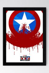 The Falcon and the Winter Soldier Çerçeveli Tablo - Marvel Poster Tablo