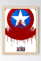 The Falcon and the Winter Soldier Çerçeveli Tablo - Marvel Poster Tablo