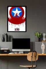 The Falcon and the Winter Soldier Çerçeveli Tablo - Marvel Poster Tablo