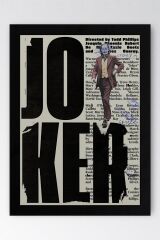 Joker Çerçeveli Tablo - Film Posteri Tablo
