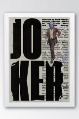Joker Çerçeveli Tablo - Film Posteri Tablo