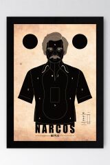 Narcos Çerçeveli Tablo - Narcos Dizi Posteri Tablo