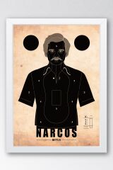 Narcos Çerçeveli Tablo - Narcos Dizi Posteri Tablo