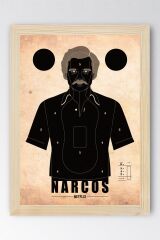 Narcos Çerçeveli Tablo - Narcos Dizi Posteri Tablo