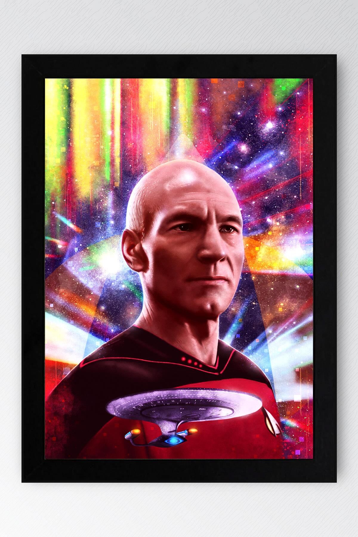 Star Trek Çerçeveli Tablo - Uzay Yolu Fim Posteri Tablo