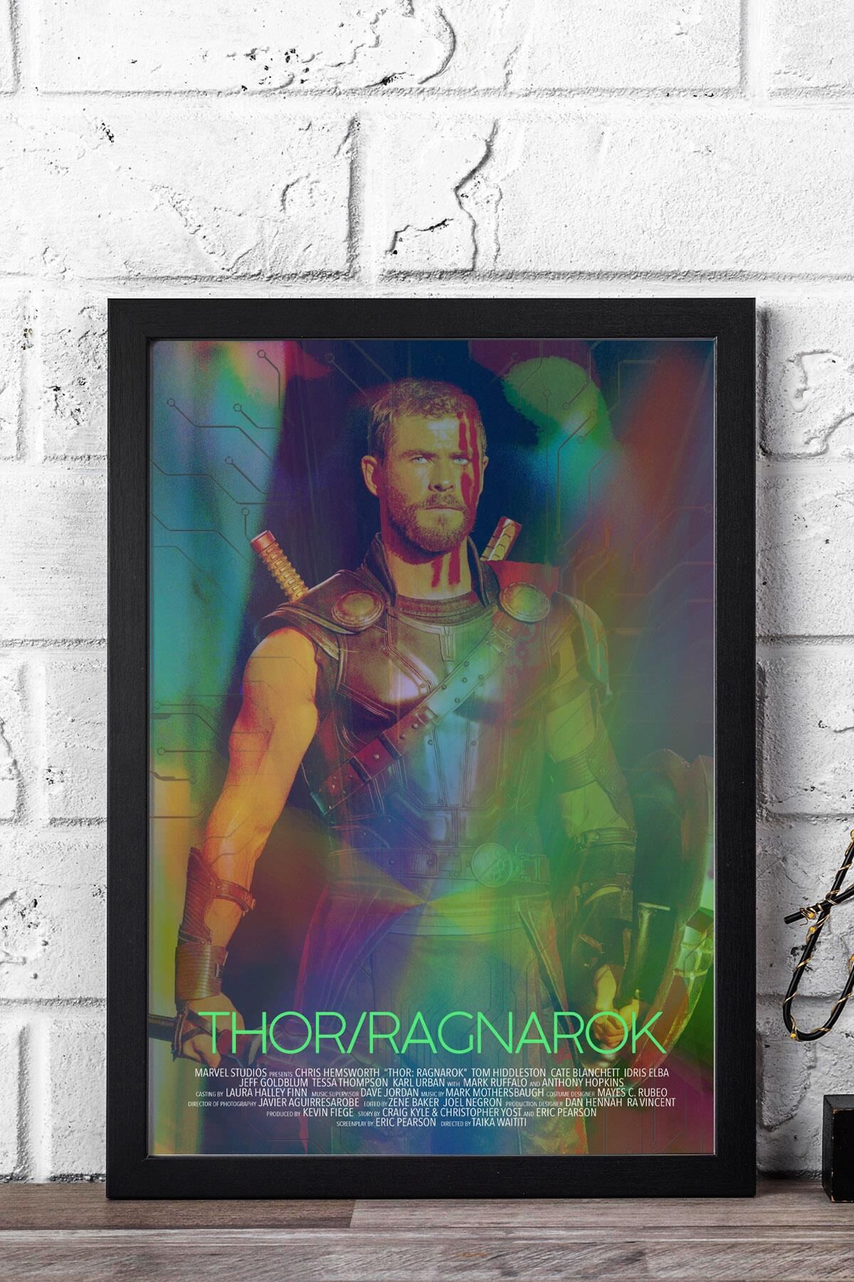 Thor Ragnarok Çerçeveli Tablo - Marvel Film Posteri Tablo