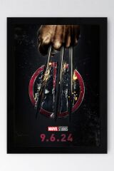 Deadpool ve Wolverine Çerçeveli Tablo - Marvel Film Poster Tablo