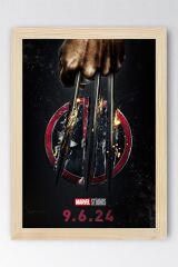 Deadpool ve Wolverine Çerçeveli Tablo - Marvel Film Poster Tablo