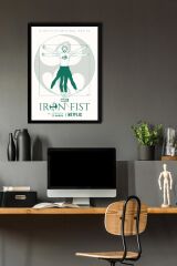 Iron Fist Çerçeveli Tablo - Marvel Dizi Posteri Tablo