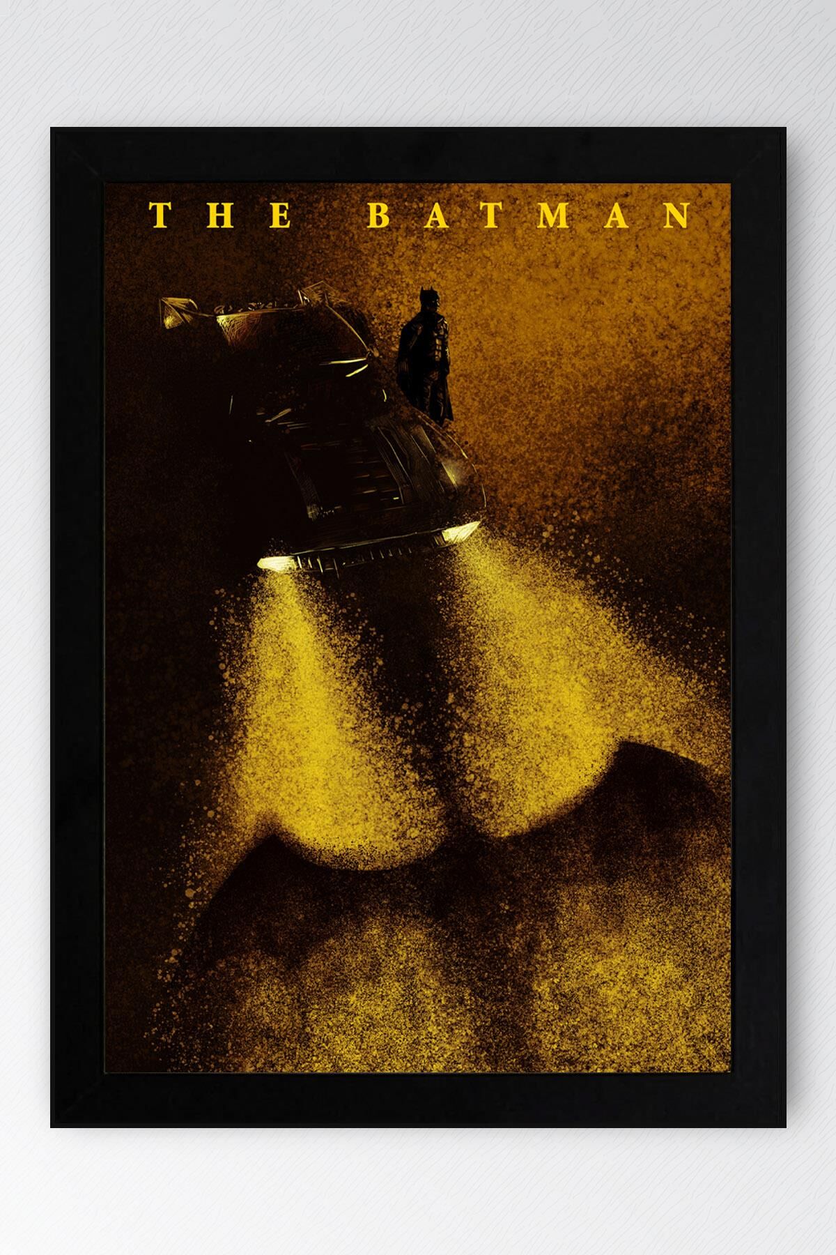 Batman Batmobile Çerçeveli Tablo - Poster Tablo