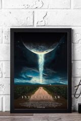 Interstellar Çerçeveli Tablo - Yıldızlararası Film Posteri Tablo