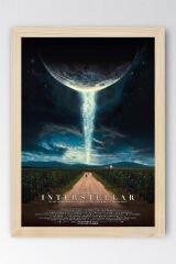 Interstellar Çerçeveli Tablo - Yıldızlararası Film Posteri Tablo