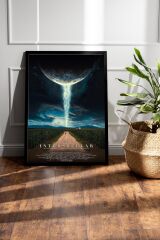 Interstellar Çerçeveli Tablo - Yıldızlararası Film Posteri Tablo