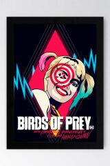 Harley Quinn Çerçeveli Tablo - Birds Of Prey Film Posteri Tablo