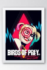 Harley Quinn Çerçeveli Tablo - Birds Of Prey Film Posteri Tablo