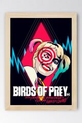Harley Quinn Çerçeveli Tablo - Birds Of Prey Film Posteri Tablo