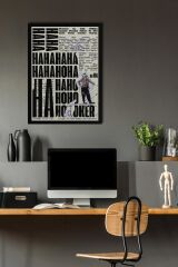 Joker Çerçeveli Tablo - Film Posteri Tablo
